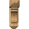 Ekena Millwork Olympic Arts and Crafts Rough Sawn Bracket w/ Offset Brace, Western Red Cedar, 6"W x 18"D x 18"H BKT0604X18X18OLY03RWR - alternate 3